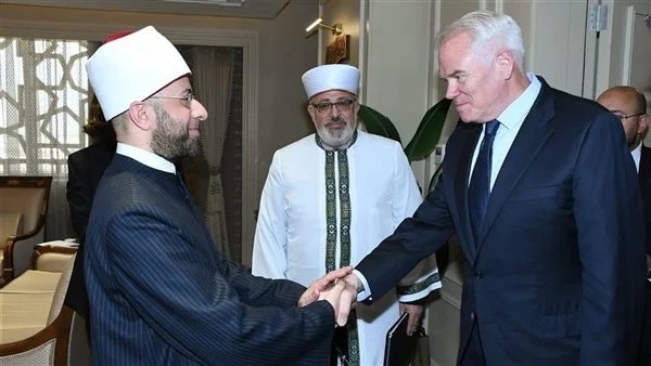وزير الأوقاف لوفد 