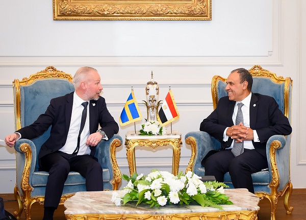 وزير الخارجية يستقبل وزير الدولة المعنى بالهجرة بوزارة العدل السويدية

