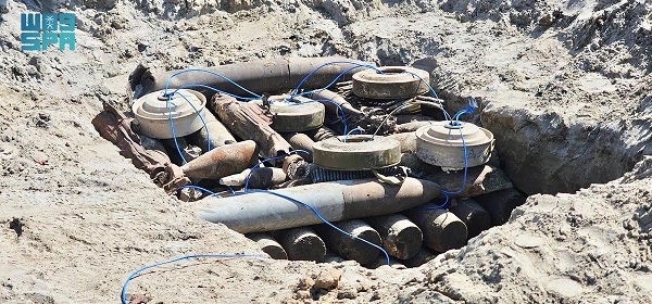 سلمان للإغاثة ينتزع 1.488 لغمًا عبر مشروع 