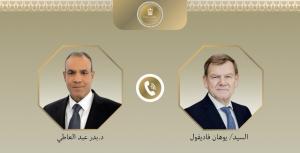 وزير الخارجية يهنئ نظيره الألماني الجديد ويبحثان تعزيز التعاون الثنائي وقضية غزة