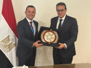 الدكتور خالد عبدالغفار يبحث سبل تعزيز التعاون في المجالات الصحية مع وزيري صحة لاتفيا وأوكرانيا
