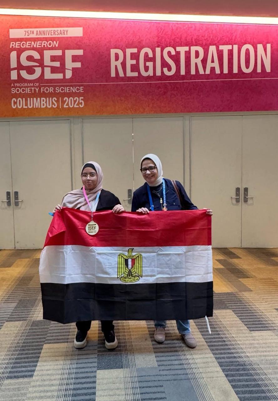 طالبتان من مصر تحصدان المركز الثاني عالميًا في معرض Regeneron ISEF 2025 بأمريكا