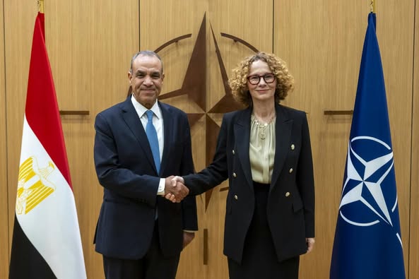وزير الخارجية يجتمع مع مجلس حلف الشمال الأطلسى 