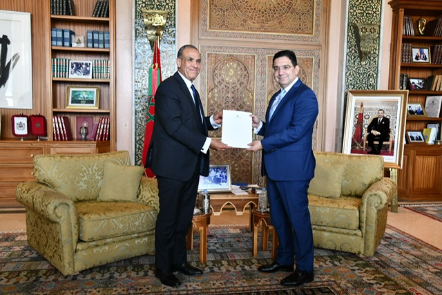 وزير الخارجية يسلم نظيره المغربي رسالة خطية من الرئيس السيسي إلى ملك المغرب