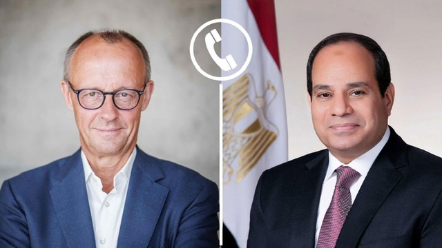 السيسي يؤكد لـ المستشار الألماني أهمية وقف العدوان على غزة ورفض تهجير الفلسطينيين 