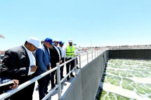 وزير الإسكان ومحافظ المنيا يتفقدان محطة معالجة صرف صحي برطباط بمركز مغاغة ضمن المبادرة الرئاسية 