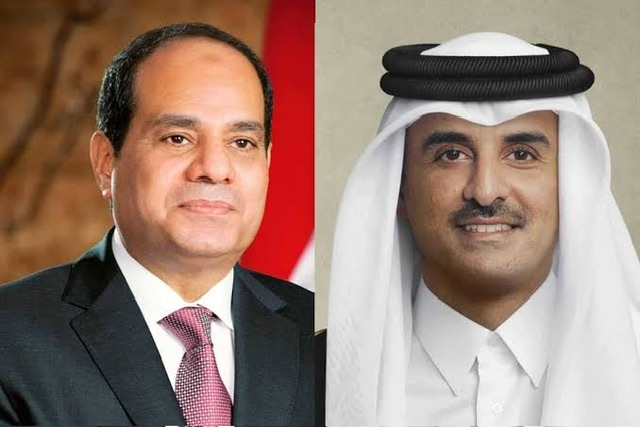 السيسي يؤكد دعم مصر لقطر بعد الهجوم الإيراني على “العديد” ويشيد بحكمة القيادة القطرية