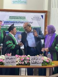 إبراهيم الخولي خريج إعلام  CIC أول الحاصلين على درجة الماجستير بتقدير 