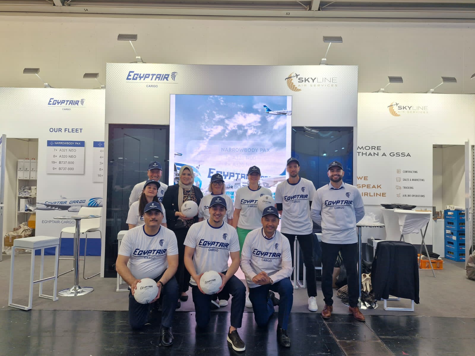 مصر للطيران للشحن الجوي تشارك في معرض AIR CARGO EUROPE 2025  بمدينة ميونخ
