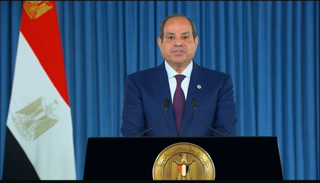 الرئيس السيسي لـ الشعب المصري: أنتم السند الحقيقي  والدرع الحامي والقلب النابض لهذا الوطن