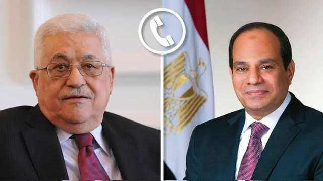 الرئيس السيسي يتلقى تهنئة بعيد الأضحى من محمود عباس ويؤكد دعم مصر للقضية الفلسطينية