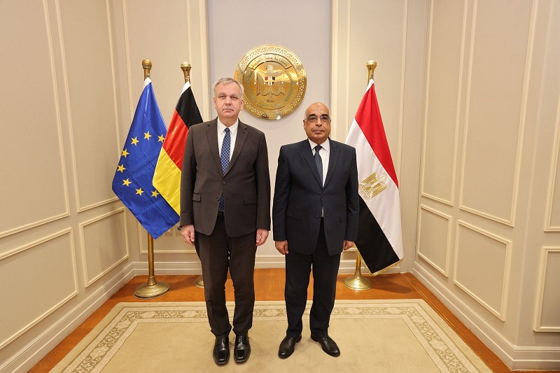وزير العدل يستقبل السفير الألماني بالقاهرة

