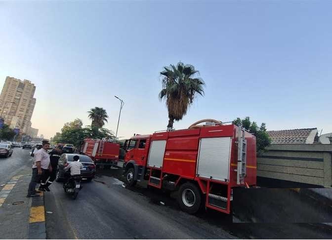 السيطرة على حريق محدود بالنادي النهري للقضاة دون إصابات

