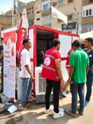 مبادرة جديدة للتبرع بالدم فى شوارع  الأقصر 

