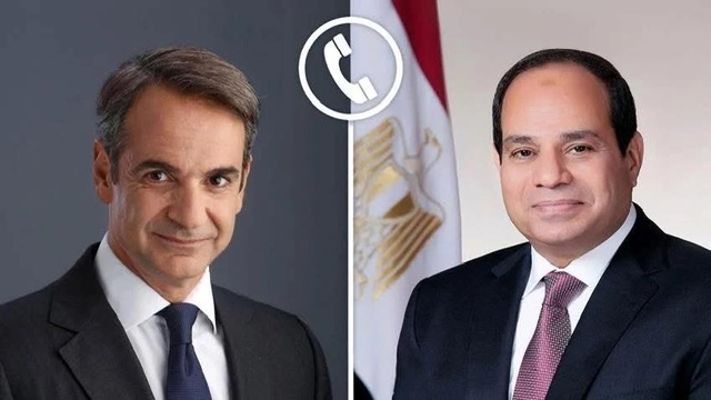 السيسي وميتسوتاكيس يتفقان على تحرك مشترك لإنهاء مأساة غزة ويرفضان تهجير الفلسطينيين 