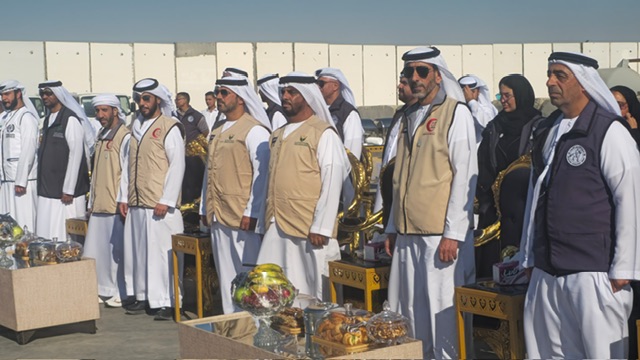 الإمارات  ترسل سفينة المساعدات الثامنة إلى العريش تمهيداً لدخولها غزة