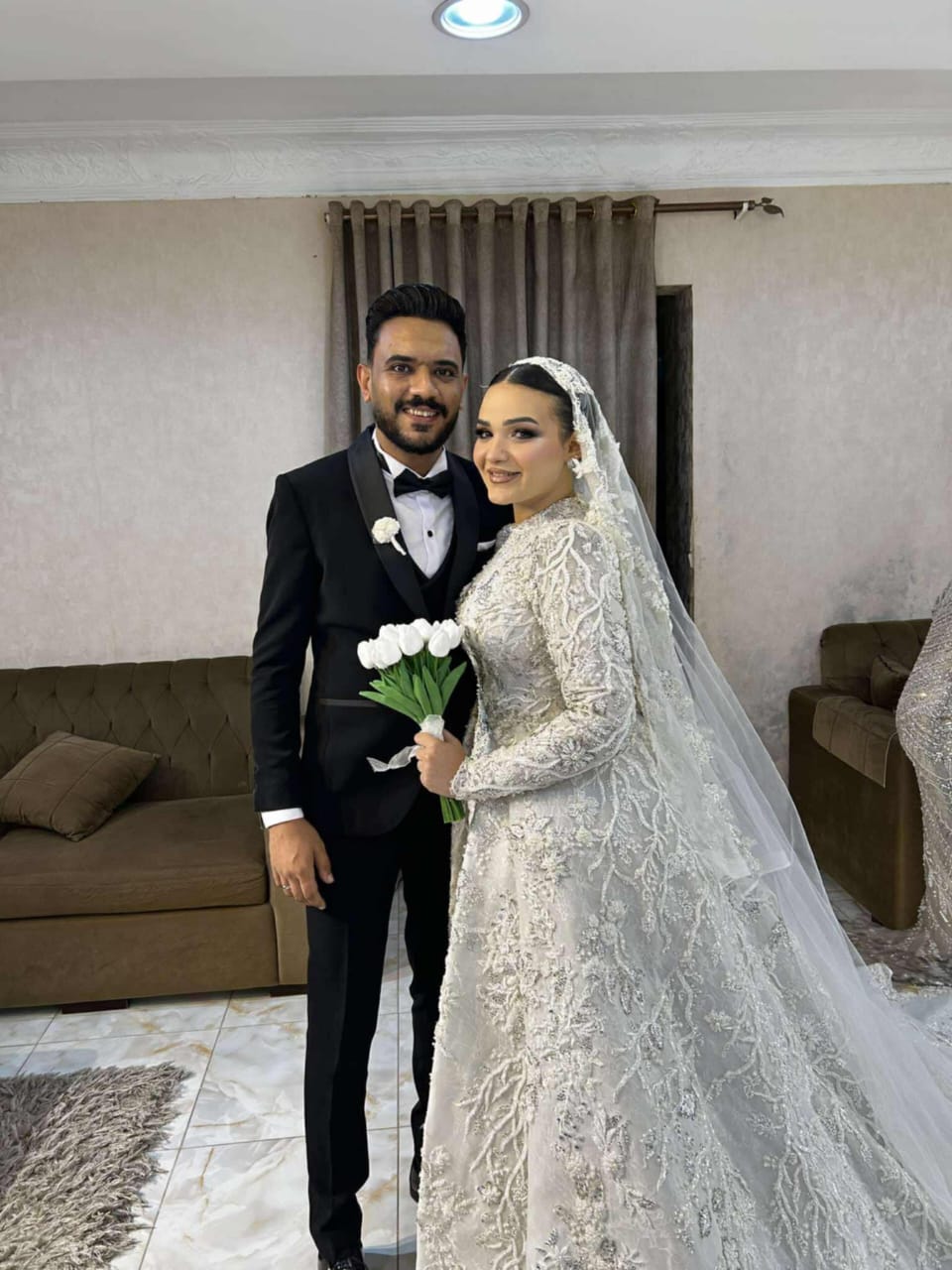 تهنئة لعروس المنصورة