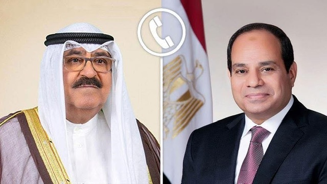 السيسي يبحث مع أمير الكويت الاعتداء الإسرائيلي على قطر ويؤكدان التضامن الكامل ورفض التصعيد في غزة