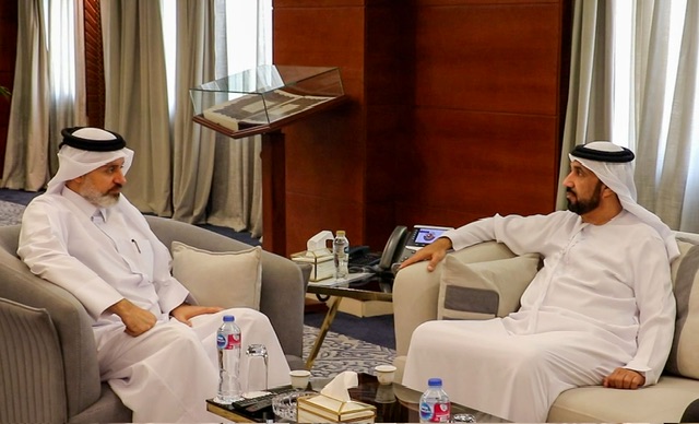 خلال لقائه سفير قطر.. اليماحي يؤكد تضامن البرلمان العربي ويطالب بوقفة دولية ضد جرائم الاحتلال