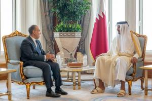 وزير الخارجية ينقل رسالة تضامن ودعم من الرئيس السيسي إلي الشيخ تميم أمير دولة قطر الشقيقة