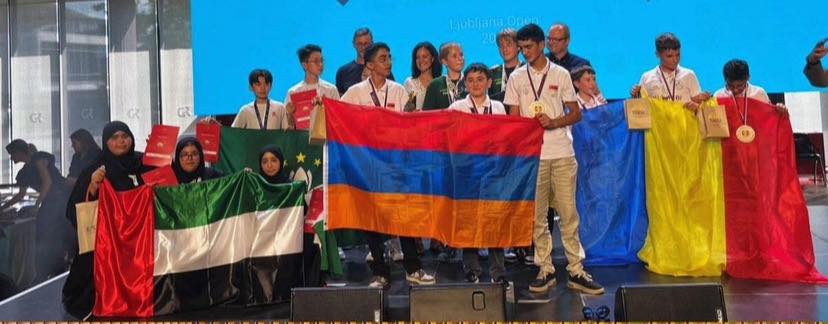 فريق أرمينيا يفوز بالمركز الأول و الميدالية الذهبية في أولمبياد الروبوتات العالمي 2025 في سلوفينيا

