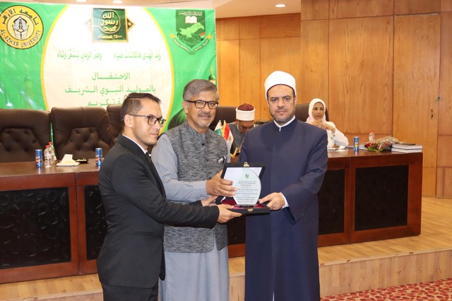 السفير الباكستاني يشارك طلاب بلاده احتفالات المولد النبوي الشريف بجامعة الأزهر