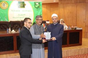 السفير الباكستاني يشارك طلاب بلاده احتفالات المولد النبوي الشريف بجامعة الأزهر