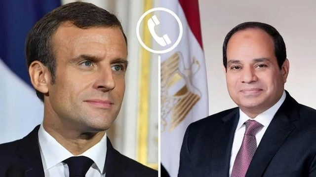 الرئيس السيسي وماكرون يتباحثان التطورات الإقليمية والتحضيرات لمؤتمر حل الدولتين