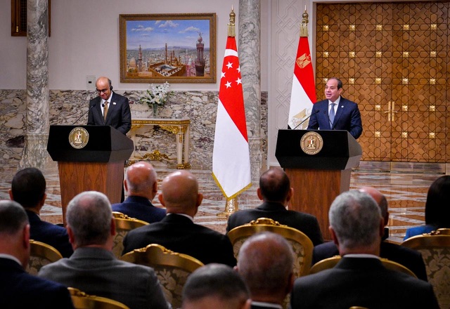 الرئيس السيسي: نجدد رفض تهجير الفلسطينيين ونتمسك بإقامة دولتهم المستقلة