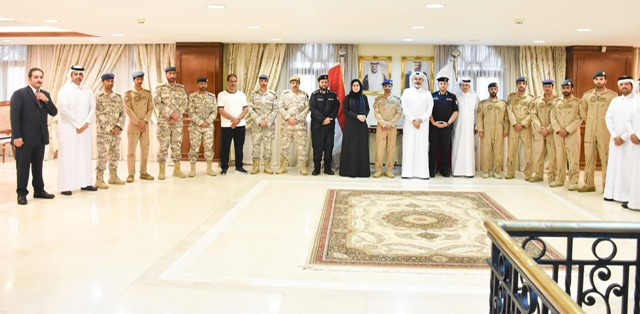 سفير قطر يستقبل وفد الطيارين المشاركين في “النجم الساطع” ويشيد بالتعاون العسكري مع مصر