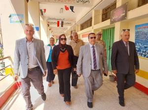 وكيل مديرية تعليم القاهرة تزور مدرسة النقراشي الثانوية العسكرية