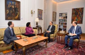 وزير الخارجية يبحث مع المديرة التنفيذية للنيباد سبل تعزيز التعاون التنموي في أفريقيا