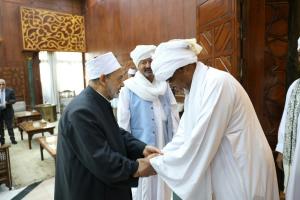 شيوخ الطرق الصوفية السودانية يطلبون من شيخ الأزهر افتتاح معاهد أزهرية بالسودان 
