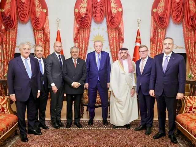 وزير الخارجية يلتقي الرئيس التركي  في إسطنبول لبحث خفض التصعيد الإقليمي وتأمين الملاحة الدولية