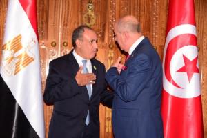 وزير الخارجية يلتقي نظيره التونسي علي هامش الاجتماع الوزاري  حول ليبيا