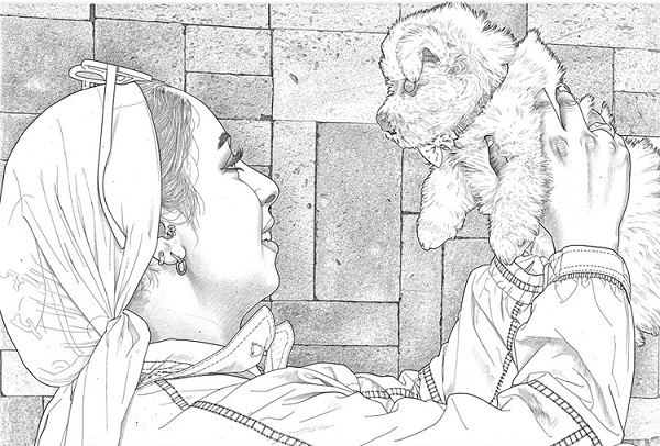 إبداعات | الحسناء والكلب 