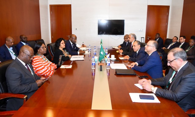 وزير الخارجية يلتقي قيادات البنوك الأفريقية على هامش قمة الاتحاد الأفريقي