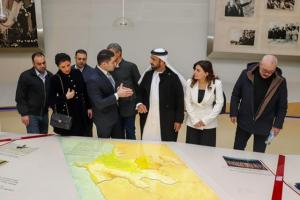 وفد البرلمان العربي يقوم بزيارة مركز حيدر علييف الثقافي في باكو