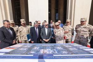 وزير العدل يتفقد مشروع مدينة العدالة بالعاصمة الجديدة