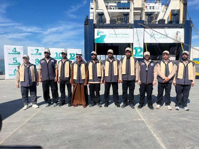 وصول سفينة “صقر” إلى ميناء العريش محملة بـ4 آلاف طن من المساعدات لغزة