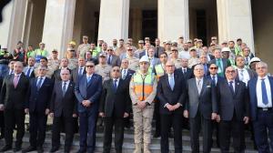 وزير العدل و رئيس الدستورية العليا و رؤساء الهيئات القضائية الإفريقية يتفقدون مدينة العدالة بالعاصمة الجديدة