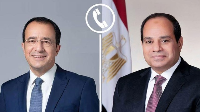 الرئيس السيسي ونظيره  القبرصي يؤكدان ضرورة احتواء التصعيد ودعم وقف الحرب في غزة
