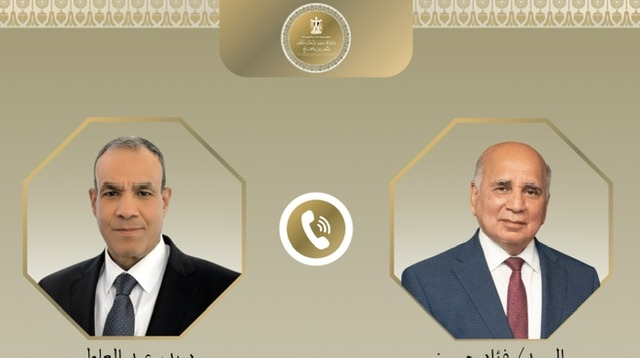 وزير الخارجية يبحث مع نظيره العراقي مستجدات المشهد الإقليمي وتداعيات التصعيد العسكري