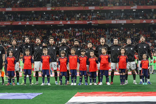 منتخب مصر يتعادل مع إسبانيا وديا استعداداً لكأس العالم المقبلة في أمريكا وكندا والمكسيك 