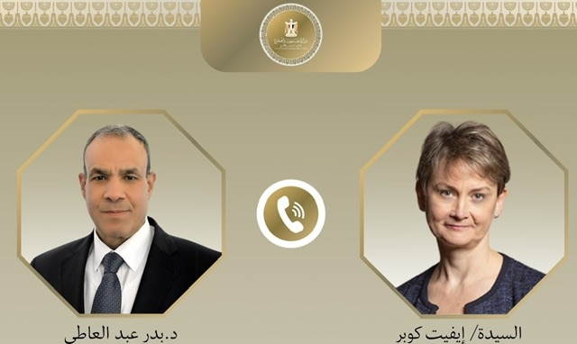 وزير الخارجية يبحث مع نظيرته البريطانية مستجدات الأوضاع الإقليمية وجهود خفض التصعيد