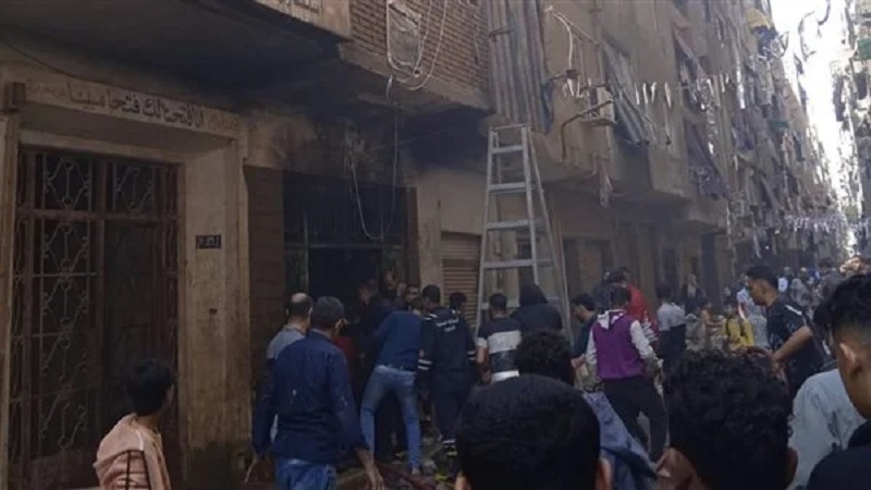 وفاة 7 أشخاص فى حريق هائل بمصنع ملابس في الزاوية الحمراء
