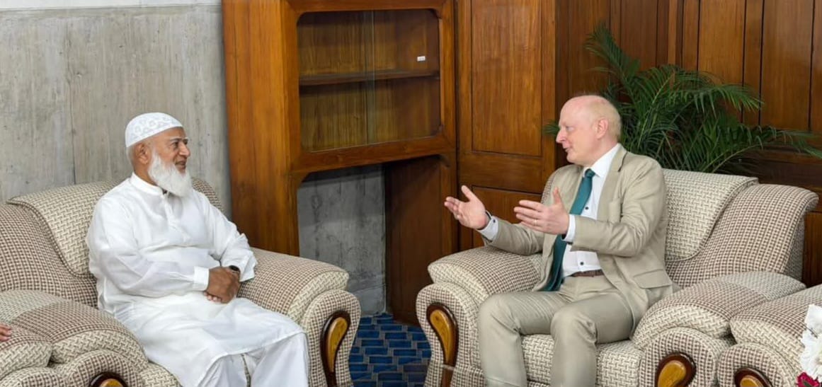 لقاء ودي بين زعيم المعارضة البرلمانية وسفير ألمانيا لدى دكا