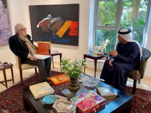 السفير الإماراتي يشيد بفاروق حسني: صاحب بصمة راسخة في تشكيل الوعي الجمالي العربي والعالمي