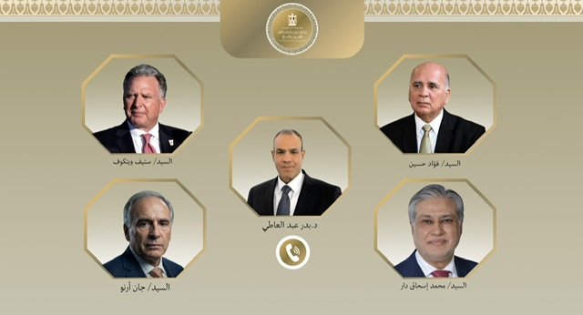 وزير الخارجية يواصل اتصالاته لبحث جهود خفض التصعيد واحتواء الموقف المتصاعد بالمنطقة