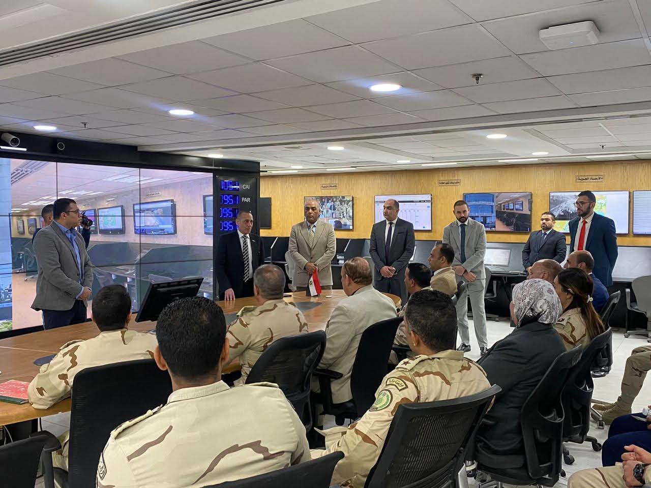سلطة الطيران تستقبل وفد الأكاديمية العسكرية للدراسات العليا
